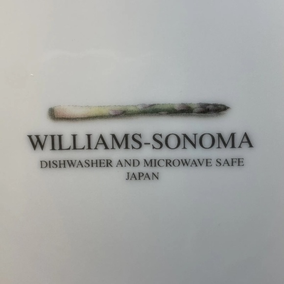 Williams Sonoma Asparagus Bunches 8.25” Two (2) Set Salad Dessert Plates, Japan - Picture 7 of 11
